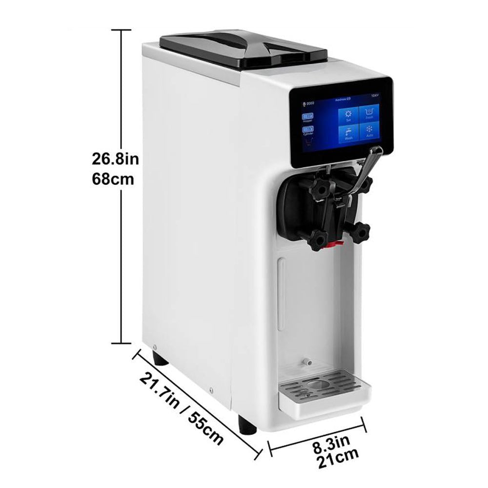 1000W Commercial Home Soft Serve Frozen Yogurt Ice Cream Maker Machine, 4.0L