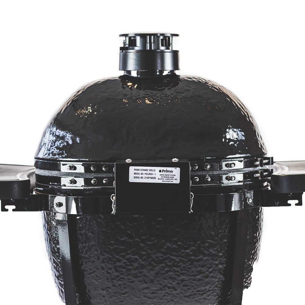 Primo Oval Junior 200 All-In-One Charcoal Ceramic Grill - PGCJRC