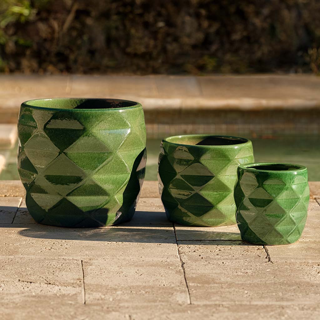 Campania Origami Planter, Set of 3 - 1006-1303