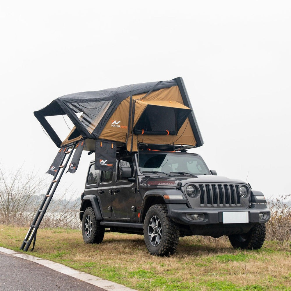 Naturnest Sirius 2 Premium 3XL 4-Person Clamshell Roof Top Tent (SAK91382)