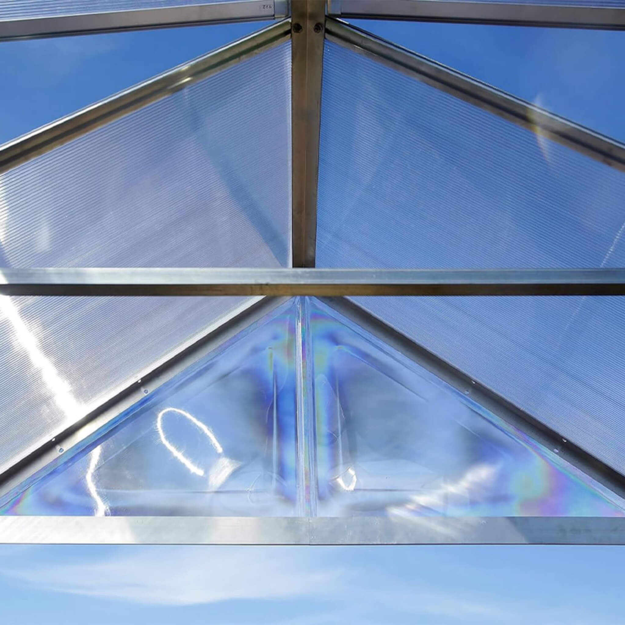 [10x24FT] Premium Heavy-Duty Polycarbonate Walk-In Greenhouse W/ Aluminum Frame & Built-In Gutter System