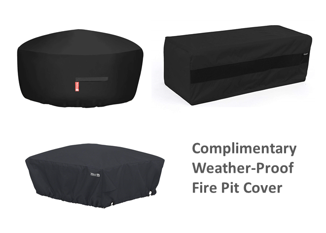 The Outdoor Plus 72" x 72" x 24" Ready-to-Finish Square Gas Fire Pit Kit