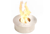 The Bio Flame 13” Ethanol Round Burner-EB-13Round-Silver