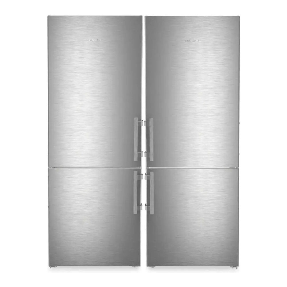Liebherr 60 inch Bottom Mount Refrigerator Pair with SC7541IM 30 Inch Left Hinge Refrigerator and SC7520 30 Inch Right Hinge Refrigerator in Stainless Steel