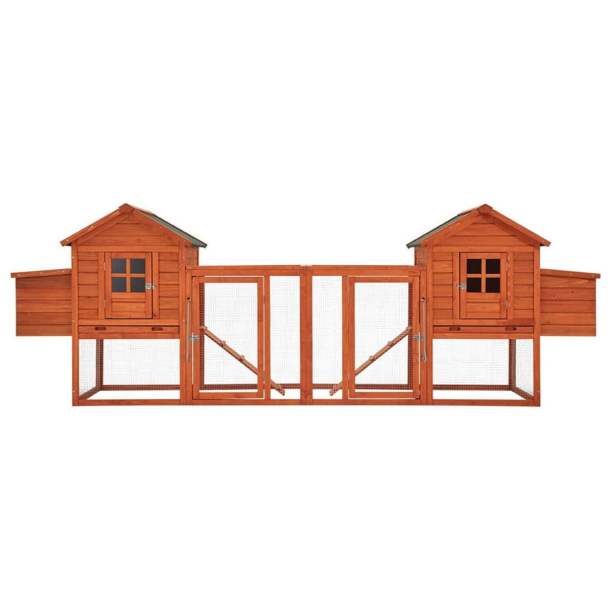Extra Large Wooden Outdoor Chicken Coop Cage W/ Nesting Box