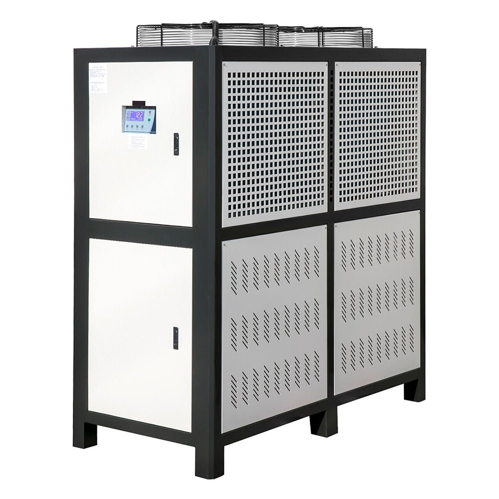 15 Ton Smart Air-Cooled SS Industrial Water Chiller With LCD Display & 150L Water Tank, 15HP (95201436)