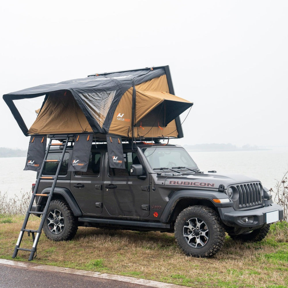 Naturnest Sirius 2 Premium 3XL 4-Person Clamshell Roof Top Tent (SAK91382)