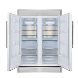 Forno Maderno 2-28-Inch Wide Convertible Refrigerator/Freezer Decorative Trim Grill, 27.2 cu.ft, 84-Inch High