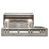 Alfresco 56" Standard Grill With Side Burner Built-In LP