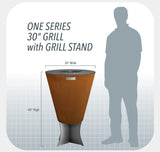 Arteflame One30 Grill Stand - From Table to Bar Height