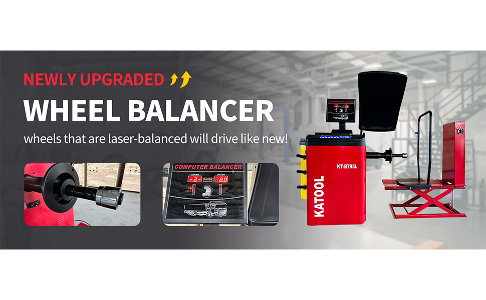Katool KT-B795L Heavy Duty Truck Wheel Balancer