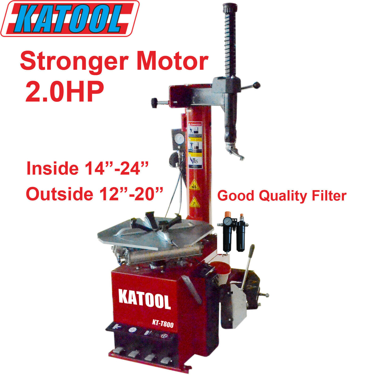Katool KT-T800 Wheel Clamp Tire Changer Machine