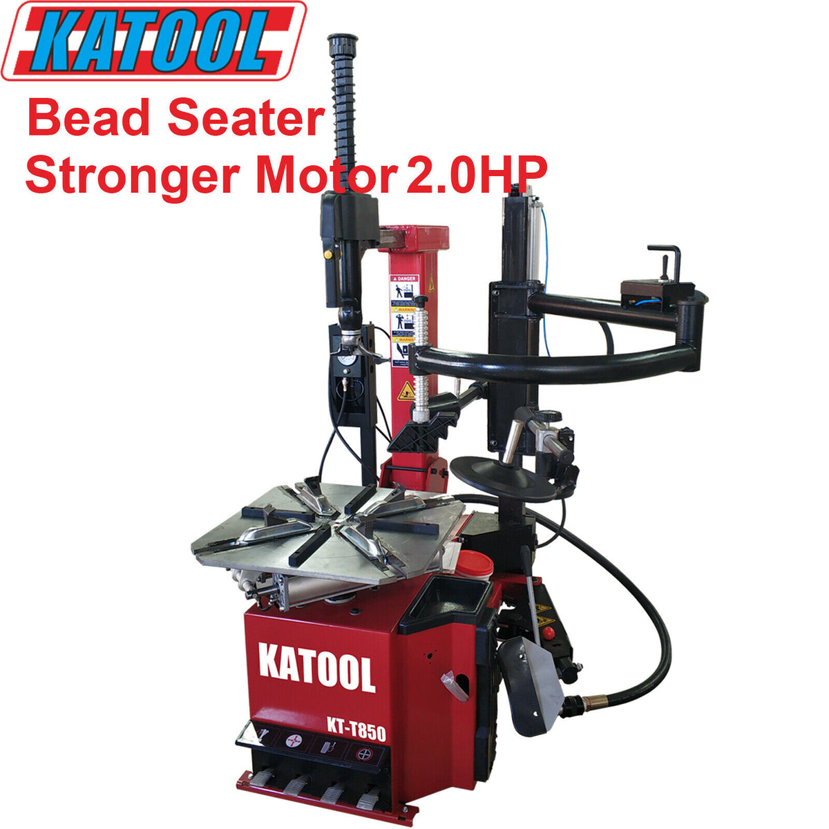 Katool KT-T850 Tilt-Arm Wheel Clamp Tire Changer Machine