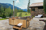 Dundalk Leisurecraft Canadian Timber The Starlight Wood Burning Hot Tub