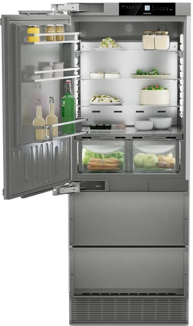 Liebherr HCB1591G 30 inch Integrated Bottom Freezer Refrigerator with 14.1 cu. ft. Capacity, Ice Maker, in Panel Ready