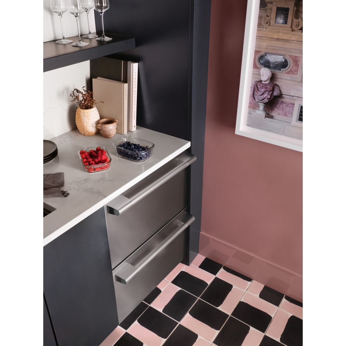 SKS 24-inch Undercounter Convertible Refrigerator/Freezer Drawers - SKSUD2402P