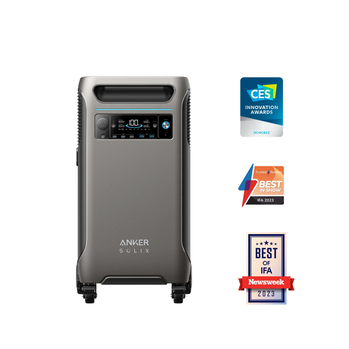 Anker SOLIX F3800 Portable Power Station | 6,000W Power Output | 3.84kWh Battery Storage