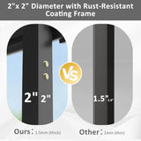 [20x20FT] Heavy Duty Extra Large 2 Car Metal Carport Kit For Cars, Boats, And Trucks