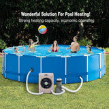 21" Heavy Duty Electric Home Above And Inground Swimming Pool Heater Pump, 5000 Gallons (94751382)