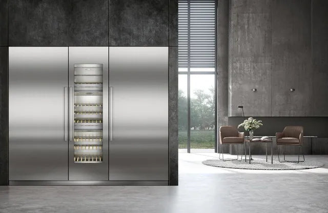 Liebherr MW2401 24 inch Built-In Triple Zone Smart Wine Cooler in Panel Ready