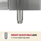 24 Inch Commercial Restaurant Kitchen 4 Burner Range W/ Standard Oven (97163042)