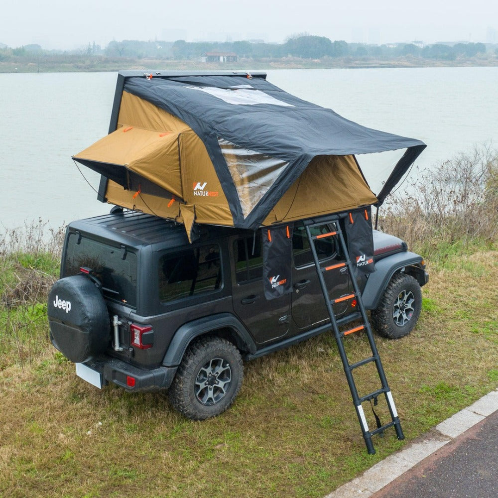 Naturnest Sirius 2 Premium 3XL 4-Person Clamshell Roof Top Tent (SAK91382)