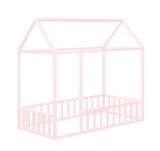 Montessori House Bed with Rails Custom Color