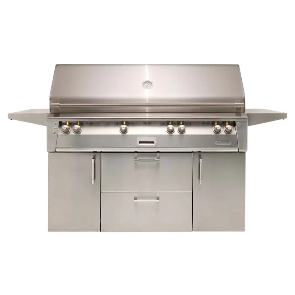 Alfresco 56" Standard All Grill W/ Cart NG