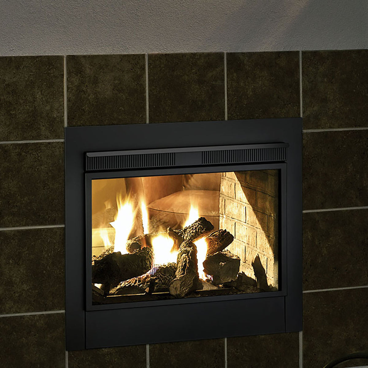 Majestic Twilight 36" Modern Indoor/Outdoor See-Through Gas Fireplace