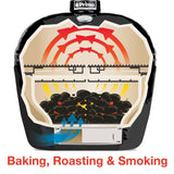 Primo Oval Large 300 Charcoal Ceramic Kamado Grill - PGCLGH