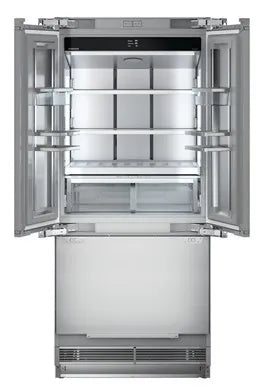 Liebherr MCB3652 36 Inch Panel Ready Counter Depth Built-In French Door Smart Refrigerator in Panel Ready