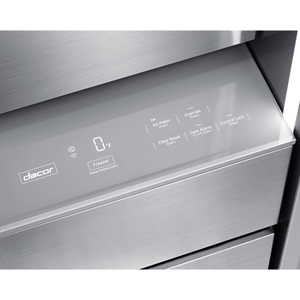 Dacor 18-Inch Contemporary Column Freezer - DRZ18980RAP/LAP