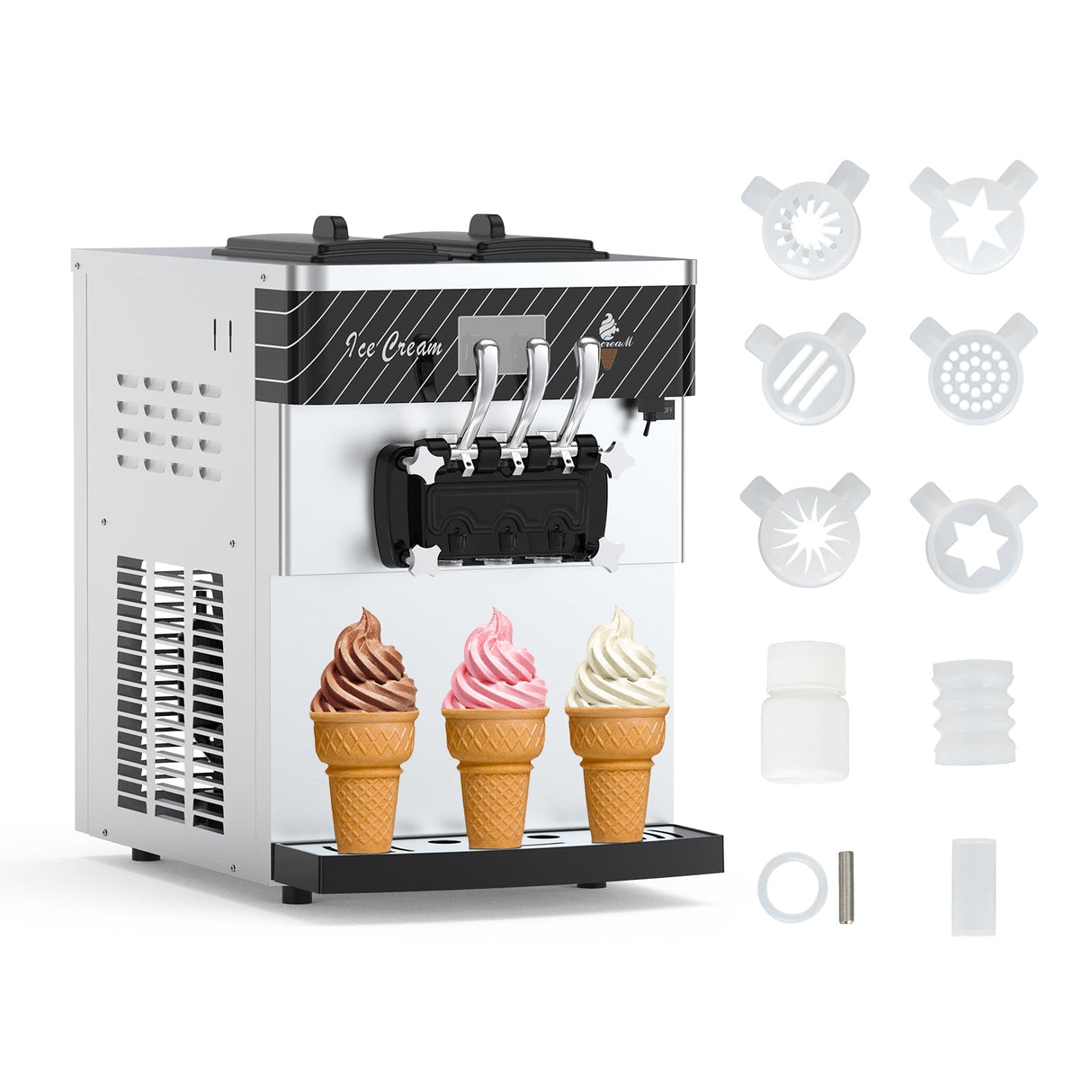 3 Flavor Soft Serve Commercial Ice Cream Maker Machine (97582146)