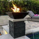 The Outdoor Plus 24" Maya Fire Bowl – GFRC Concrete