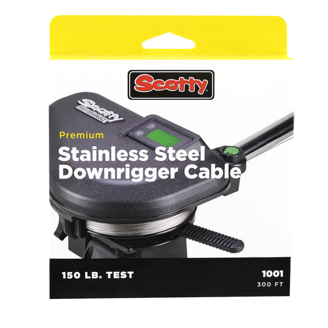 Scotty 300ft Premium Stainless Steel Replacement Cable 1001K