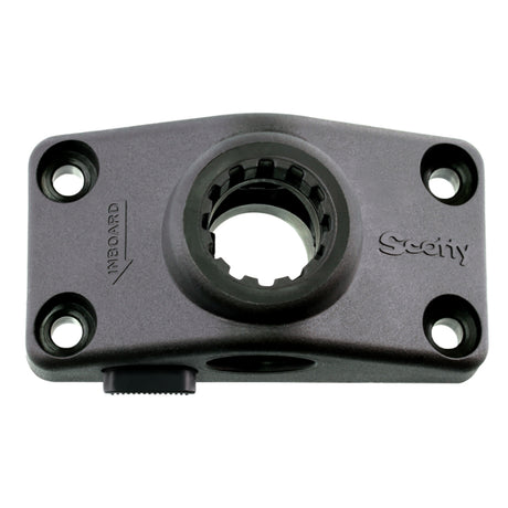 Scotty 241 Locking Combination Side or Deck Mount  Black 241LBK
