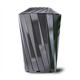 36" Large Capacity Commercial Outdoor Modern Trash Waste Garbage Bin With Top Cover
