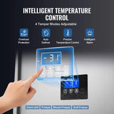 370L Commercial Freestanding Blast Freezer With 15 Trays For Chilling Seafood & Gelato (SAK98170)