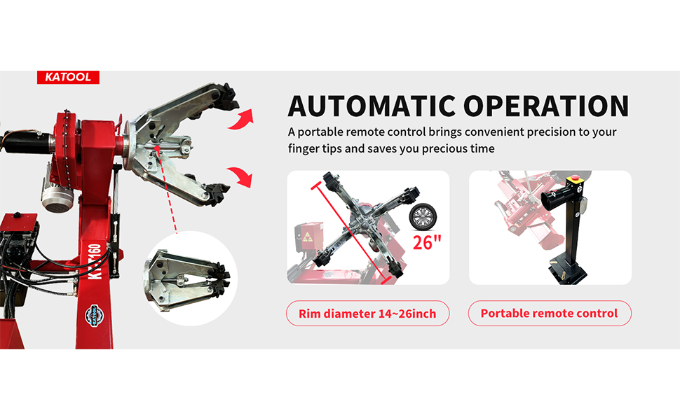 Katool KT-T160 Heavy Duty Truck Tire Changer Machine