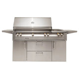 Alfresco 56" Searzone Grill W/ Sideburner Cart LP