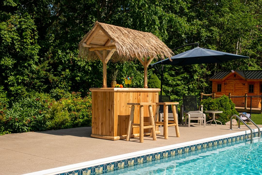 Dundalk Leisurecraft Canadian Timber Southern Fantasy Tiki Bar