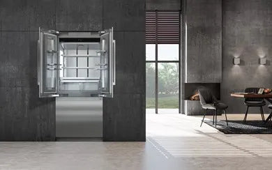 Liebherr MCB3652 36 Inch Panel Ready Counter Depth Built-In French Door Smart Refrigerator in Panel Ready