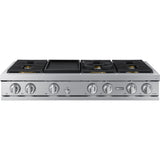 Dacor 48-Inch Transitional Gas Rangetop with Built-In Griddle, Silver Stainless - DTT48T963GS
