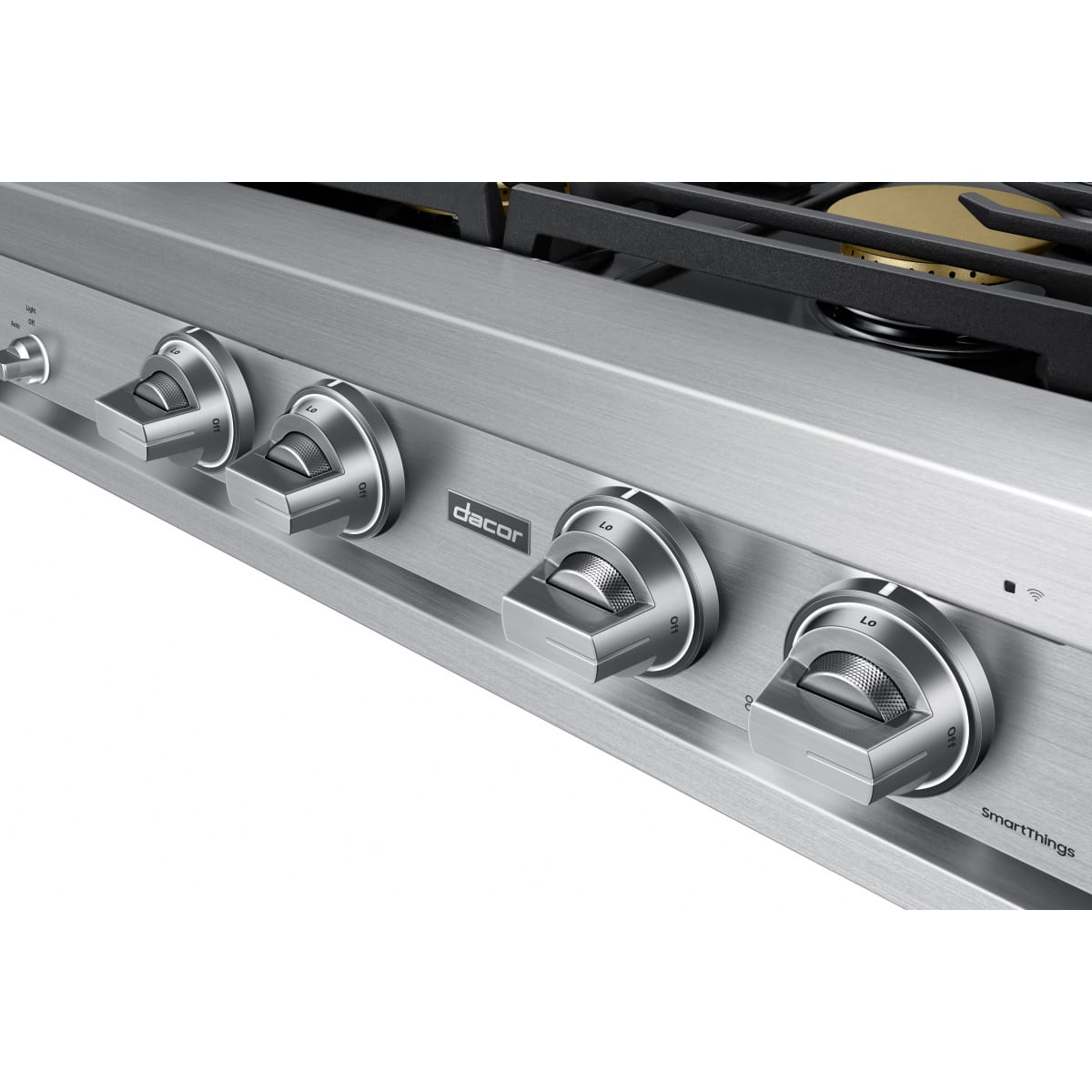 Dacor 48-Inch Transitional Gas Rangetop with Built-In Griddle, Silver Stainless - DTT48T963GS