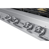 Dacor 48-Inch Transitional Gas Rangetop with Built-In Griddle, Silver Stainless - DTT48T963GS