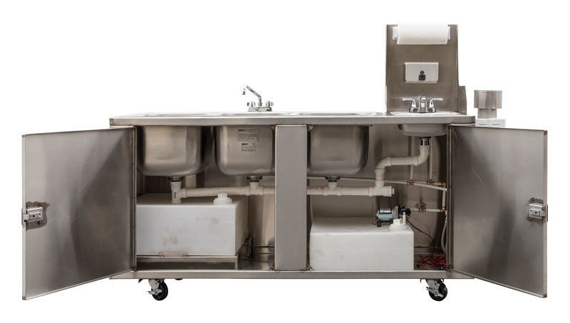 Meadow Creek 4 Bowl Cleanup Sink - 4B-CU-LP