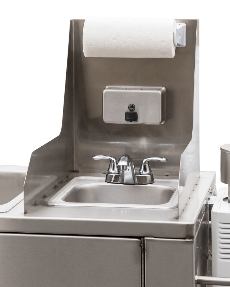 Meadow Creek 4 Bowl Cleanup Sink (Trailer Mounted) - 4B-CU-TM-LP