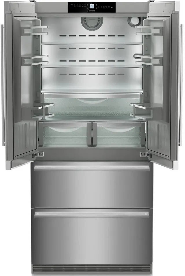 Liebherr CS2092 36 inch French Door Refrigerator with 19.5 cu. ft. Capacity, LED Lighting, Duo Cooling, Ice Maker, in Stainless Steel