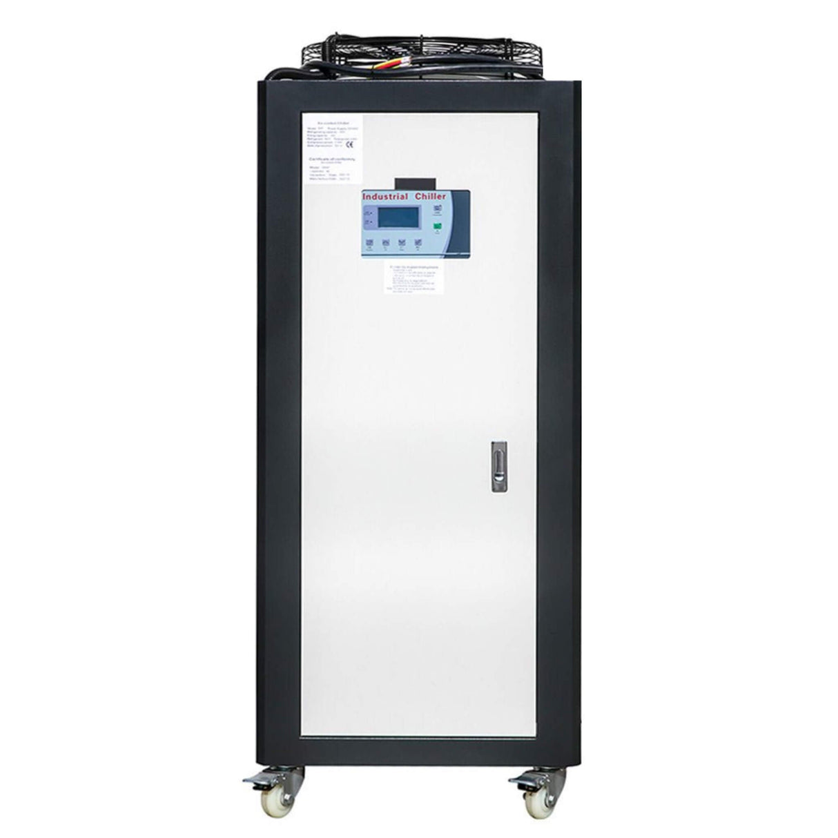 5 Ton Smart Air-Cooled SS Industrial Water Chiller With LCD Display & 53L Water Tank, 5HP