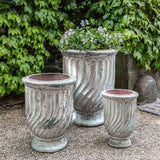 Campania Pincio Urn Planter, Set of 3 - 5005-18003